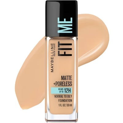 Base de Maquillaje Liquido Mat Poreless Fit Me Maybelline