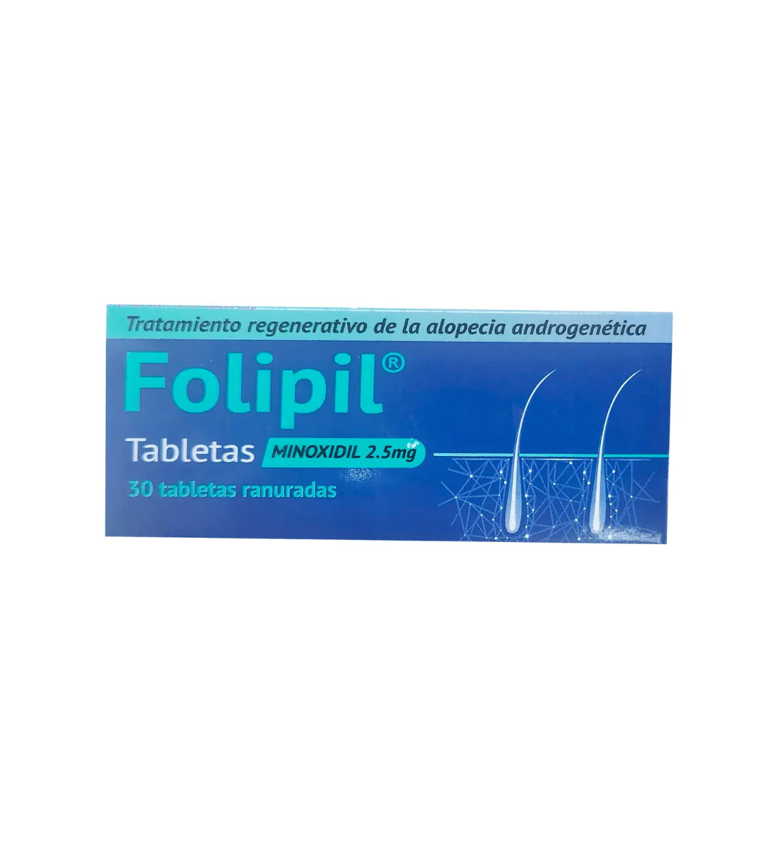 Folipil Tabletas Minoxidil 2.5mg Dermix