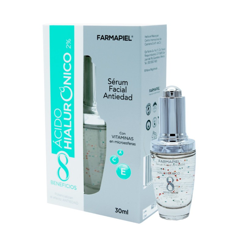 Serum Facial Antiedad Acido Hialuronico 2% Farmapiel