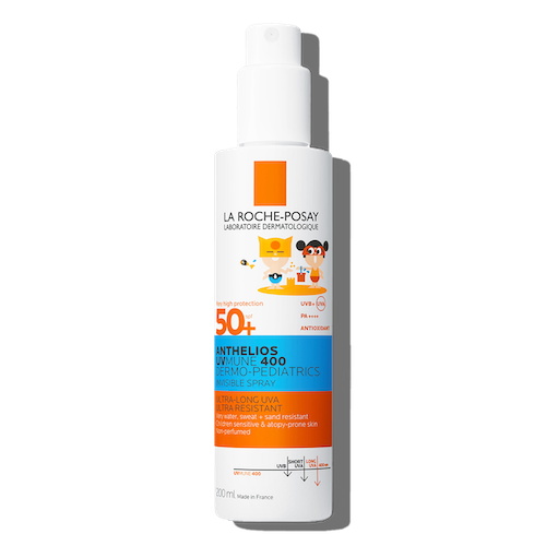 Anthelios UVMune 400 Dermo Pediatrics Leche Hidratante Spray Invisible FPS50 La Roche Posay