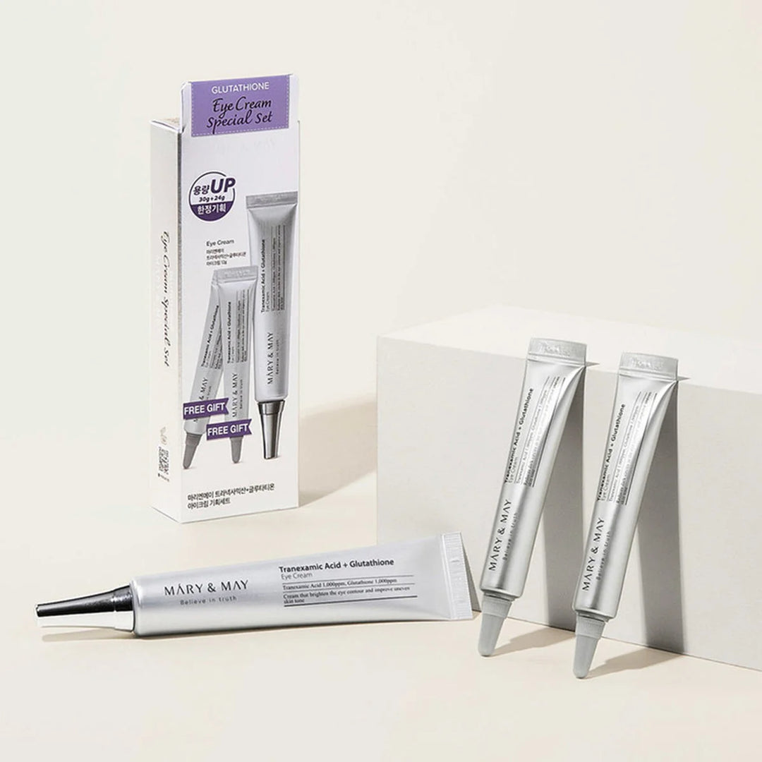 Tranexamic Acid+ Glutathione Eye Cream Set Mary & May