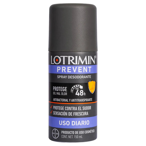 Prevent Spray Desodorante De Pies Lotrimin