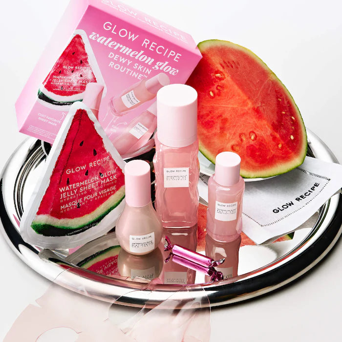 Watermelon Glow Dewy Skin Routine Glow Recipe