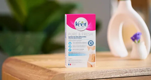 Banda de Cera Depilatoria Pure & Fresh Veet