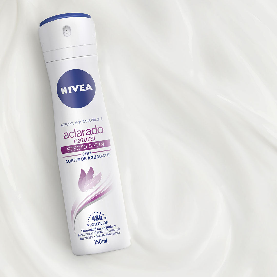 Aerosol Antitranspirante Tono Natural Efecto Satin Nivea