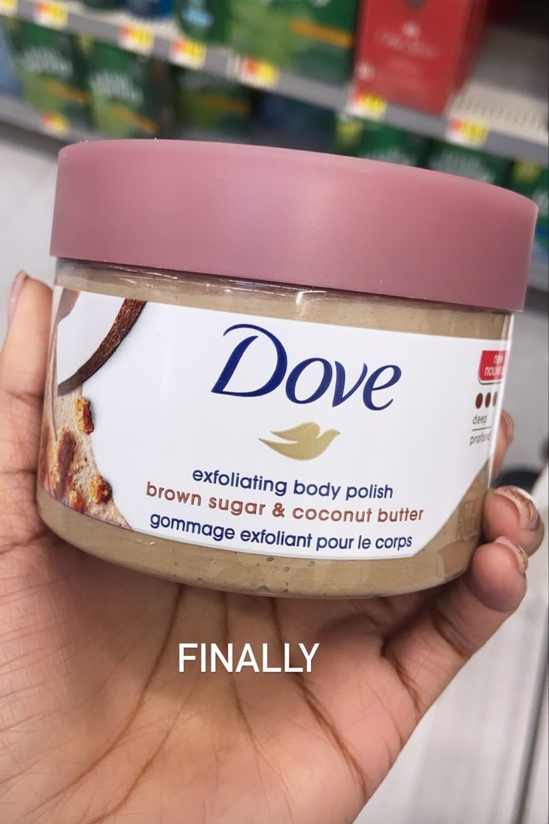 Exfoliante Corporal brown sugar & body polish Dove