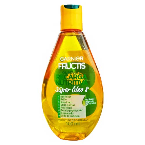 Aceite Super Oleo 8  Fructis Garnier