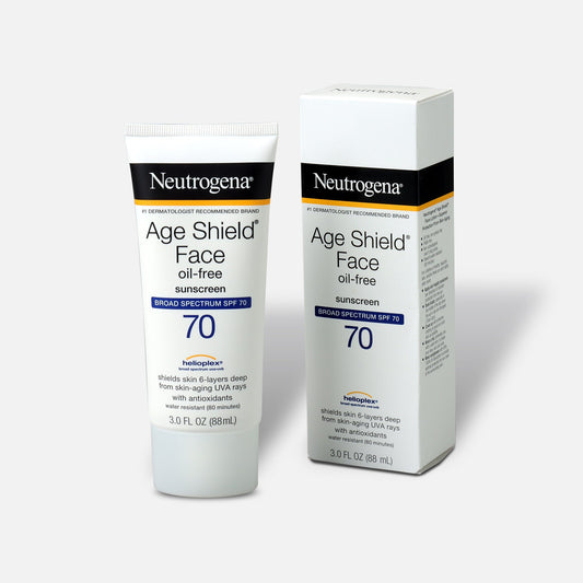 Age Shield Face Oil Free Sunscreen FPS70 Neutrogena