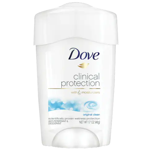 Antitranspirante Clinical original Clean en Crema Dove