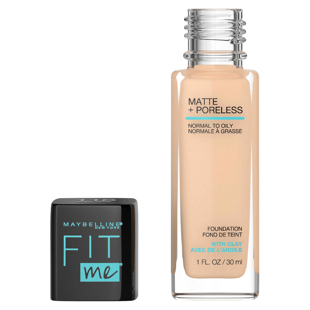 Base de Maquillaje Liquido Mat Poreless Fit Me No.118 Maybelline