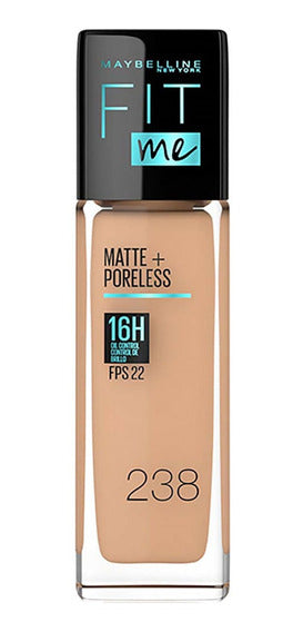 Base de Maquillaje Liquido Mat Poreless Fit Me No.238 Maybelline