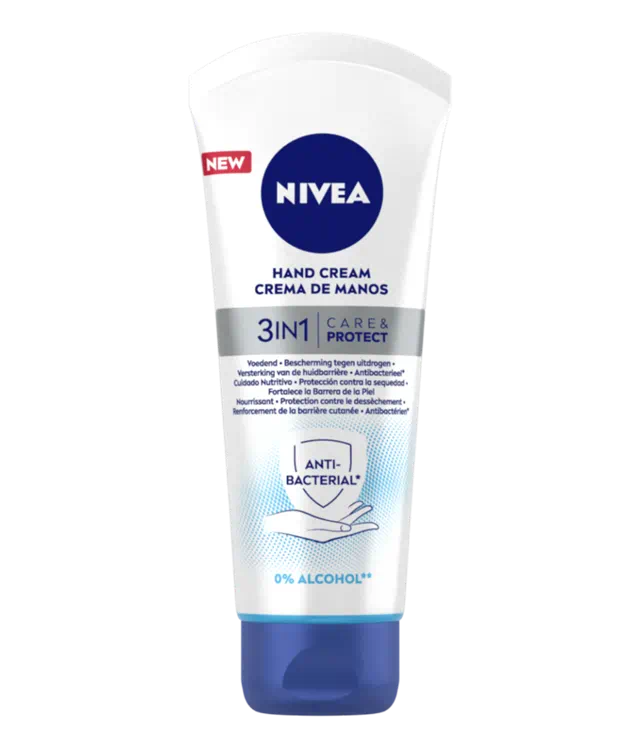 Crema para Manos 3 en 1 Anti Bacterial Nivea