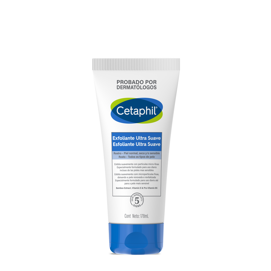 Exfoliante Facial Ultra Suave Piel Normal, Seca y Sensible Cetaphil