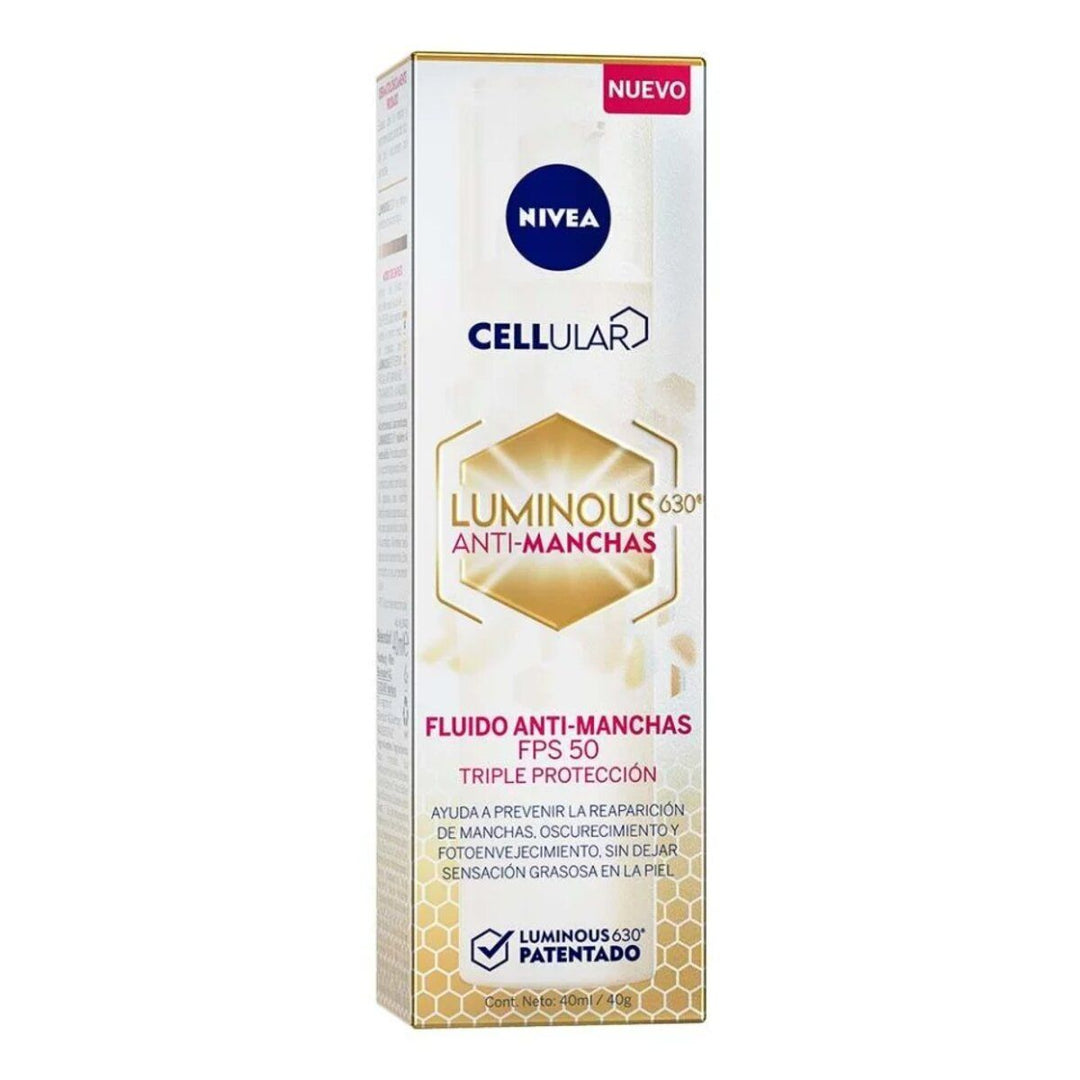 Fluido Luminous 630 Anti Manchas Con FPS 50 Nivea