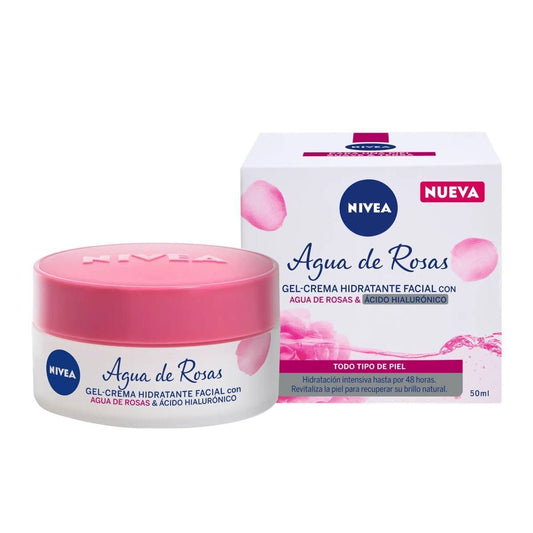 Gel-Crema Hidratante Facial Agua de Rosas Nivea 50ML