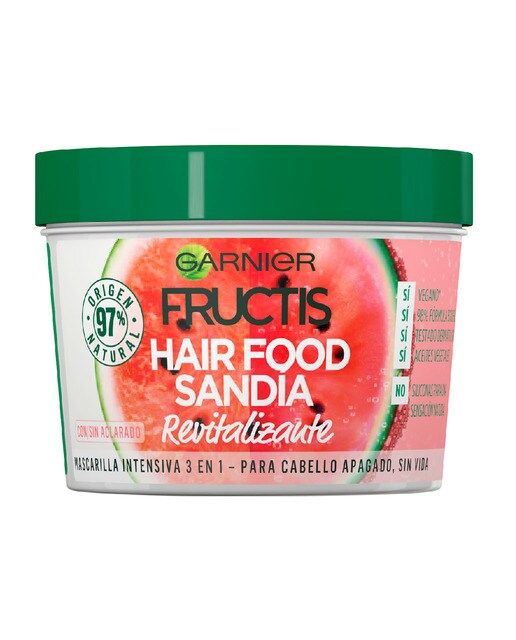 Mascarilla Para Cabello Hair Food Sandia Fructis Garnier