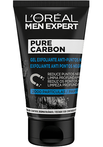 Gel Exfoliante Pure Carbon Loreal Men