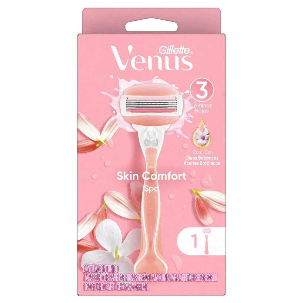 Gillette Skin Comfort Spa 3 Laminas Hojas Venus