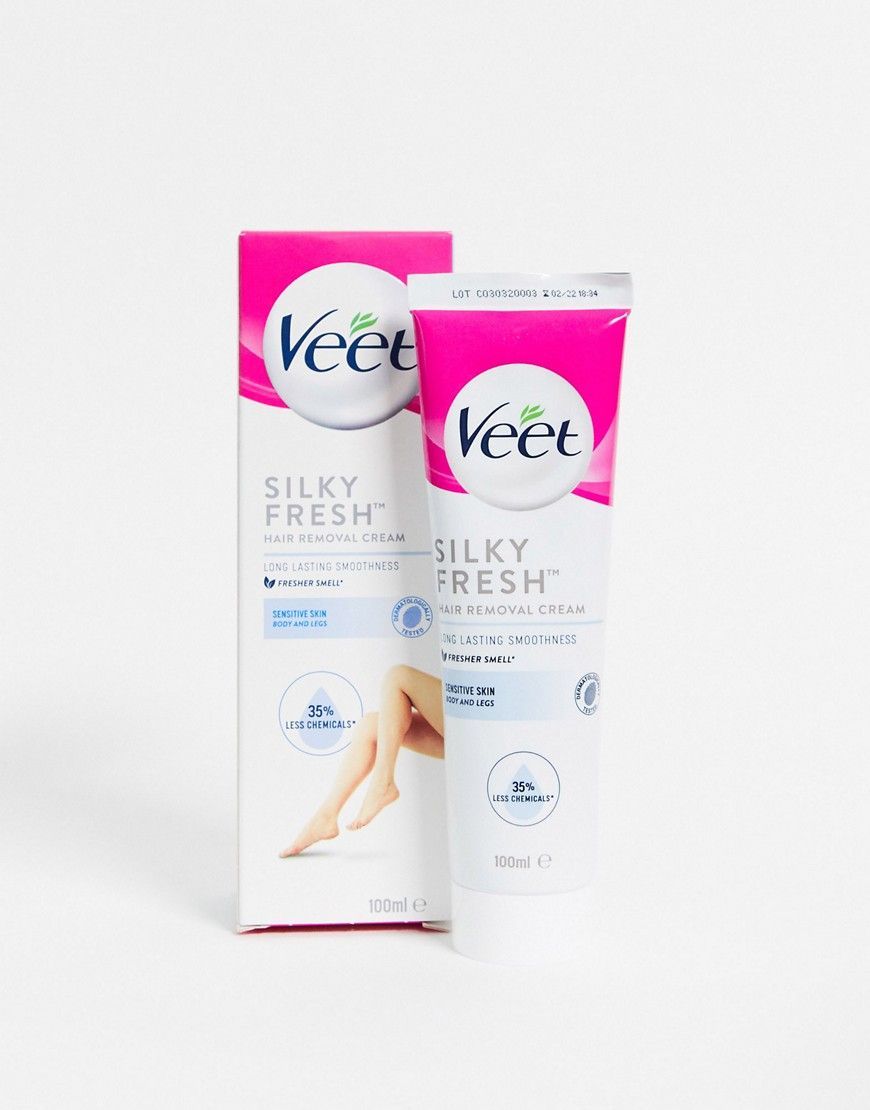 Crema Depiladora Silk Fresh Suavidad de Larga Duración Veet