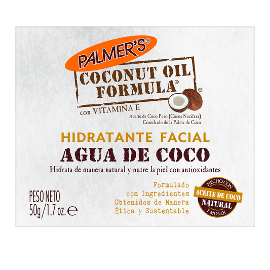Hidratante Facial Agua de Coco Palmers
