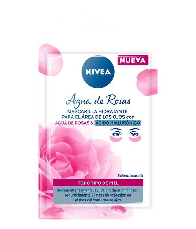 Mascarilla Hidratante Para Contorno de Ojos Agua de Rosas Nivea