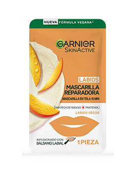 Mascarilla en Tela Reparadora Labios Garnier