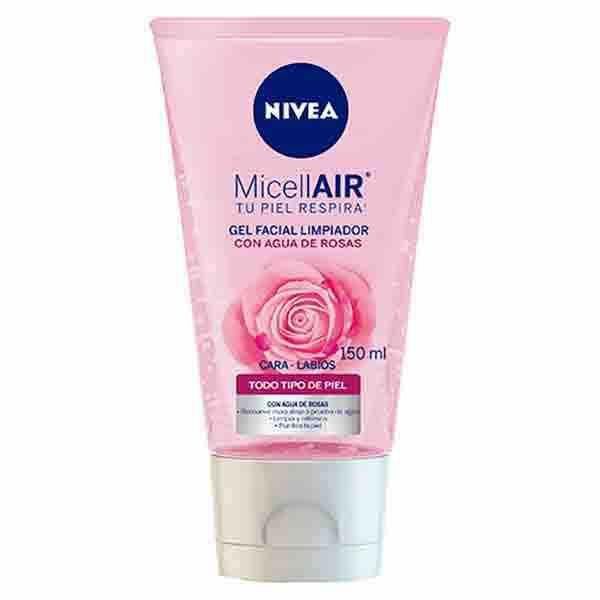 Gel Limpiador Facial Agua de Rosas Nivea 150ML