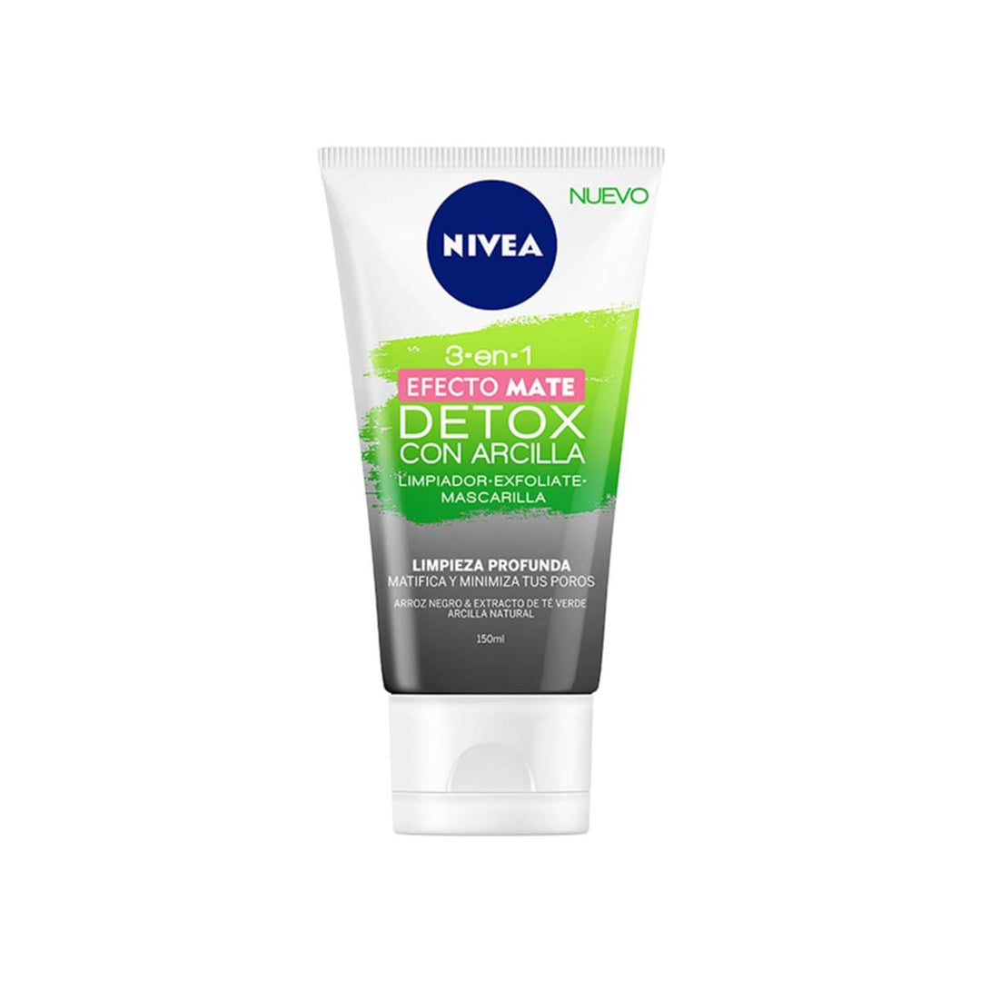 Limpiador-Exfoliante-Mascarilla Efecto Mate Nivea 150ML