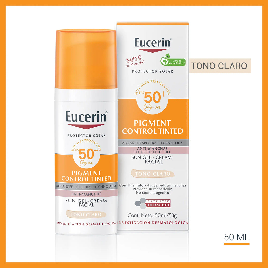 Protector Solar Facial Sun Fluid Anti Pigment Control FPS 50 Eucerin