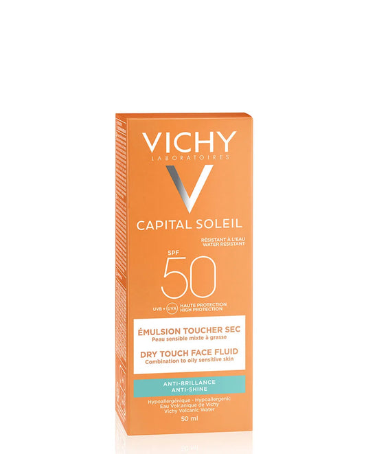 Protector Solar Capital Soleil Emulsion FPS50 Anti Brillo Seco Vichy