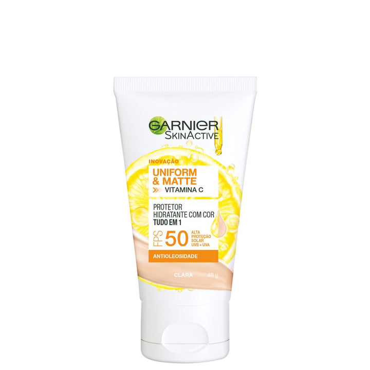 Tratamiento Hidratante con Color Anti brillo con FPS50 Garnier