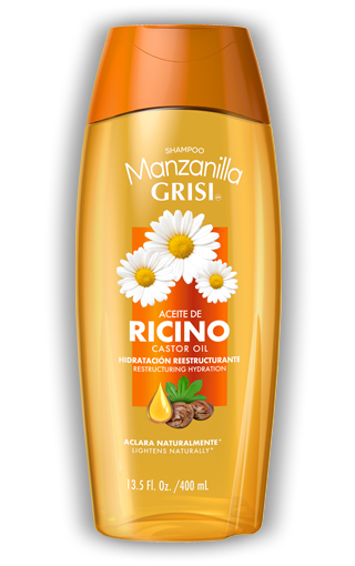 Shampoo Manzanilla Aceite de Ricino Grisi