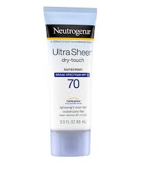 Ultra Sheer Dry Touch Sunscreen FPS70 Neutrogena