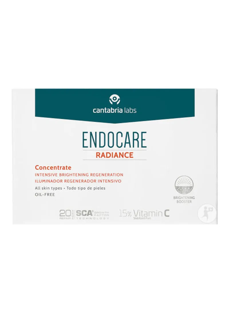 ampollas  concentrado regenerador radiance  Endocare