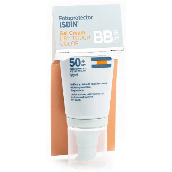 Gel Cream Dry Touch Color FPS50+ Isdin BB cream