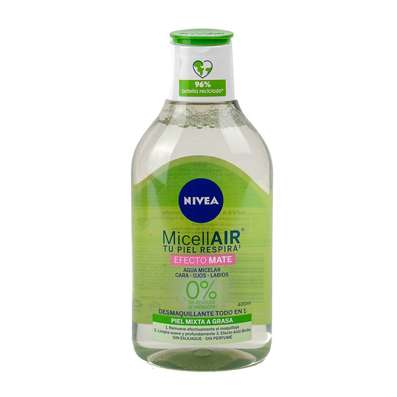 Agua Micelar  Desmaquillante Efecto Mate Nivea