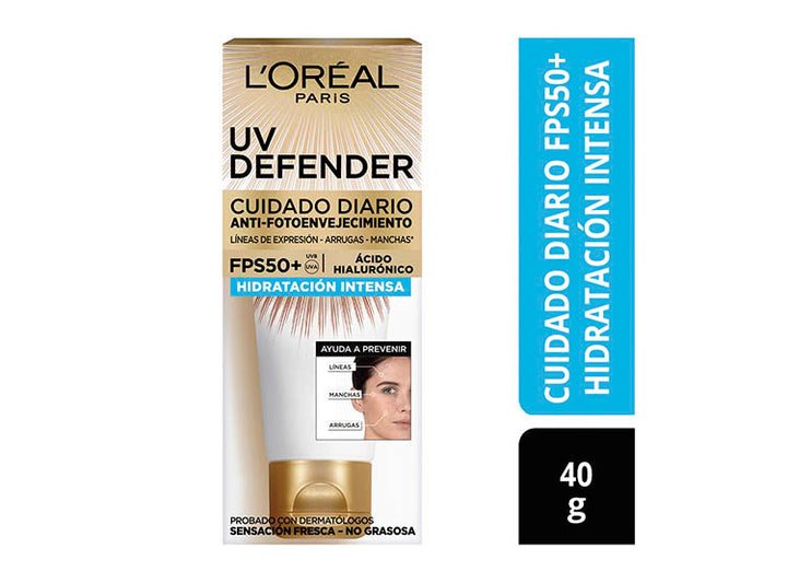 Uv Defender FPS50 Hidratación Intensa L´Oreal Paris