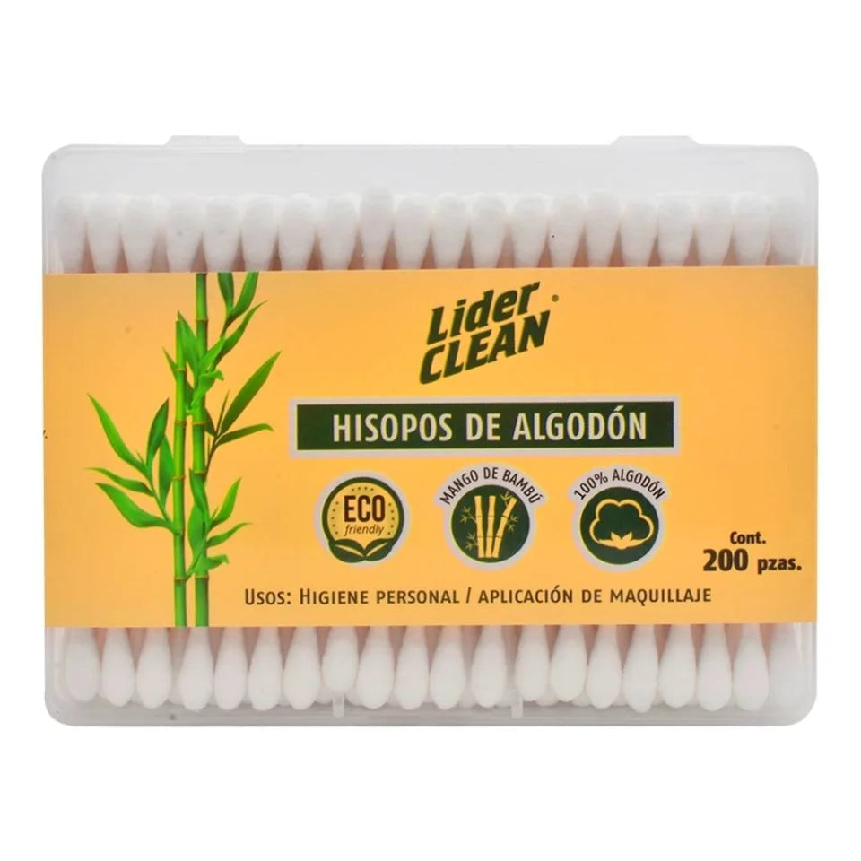 Hisopos de Algodón Lider Clean