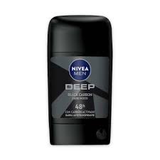 Barra Antitranspirante Deep Black Carbon Dar Wood Nivea Men