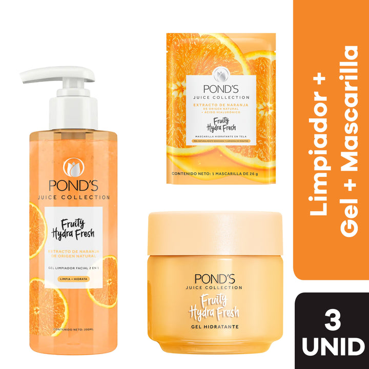 Gel Hidratante Extracto de Naranja Fruity Hydra Fresh Pond´s