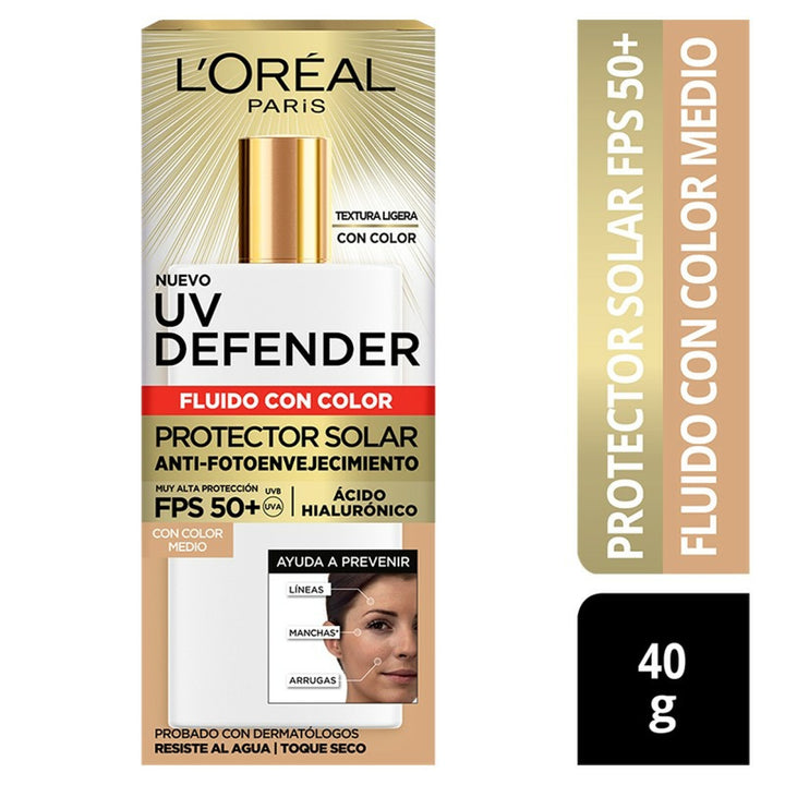 UV Defender Fluido Invisible FPS50 L´Oreal Paris