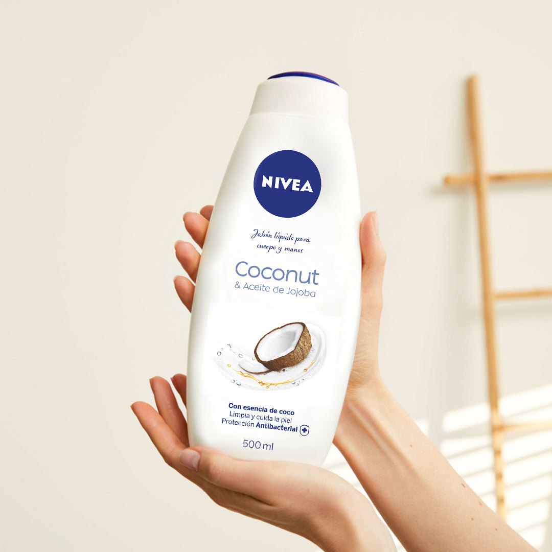 Jabón Liquido para Cuerpo con Aceite de Coco y Aceite de Jojoba Nivea